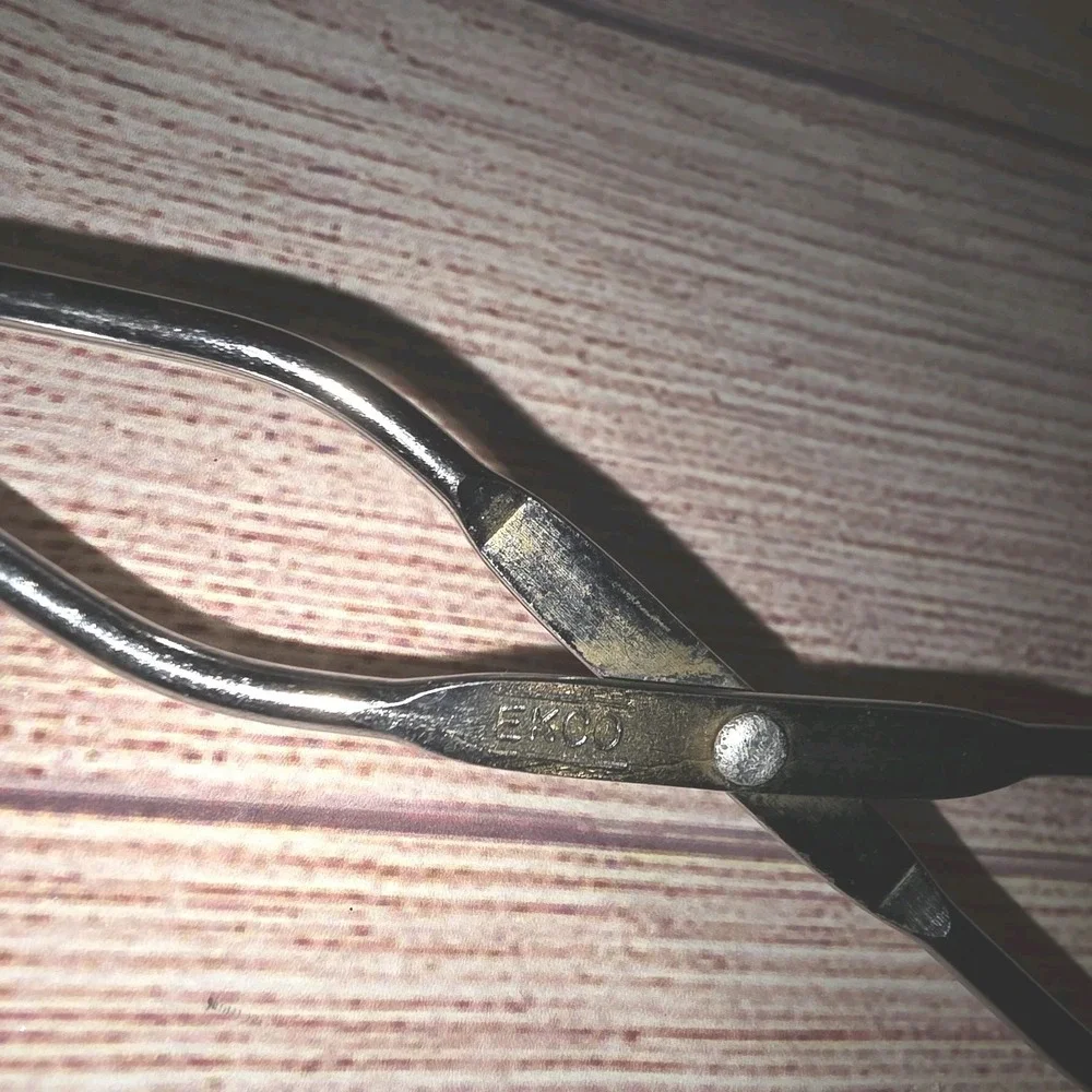 Vtg‎ Ekco Metal Kitchen Tongs 8.5